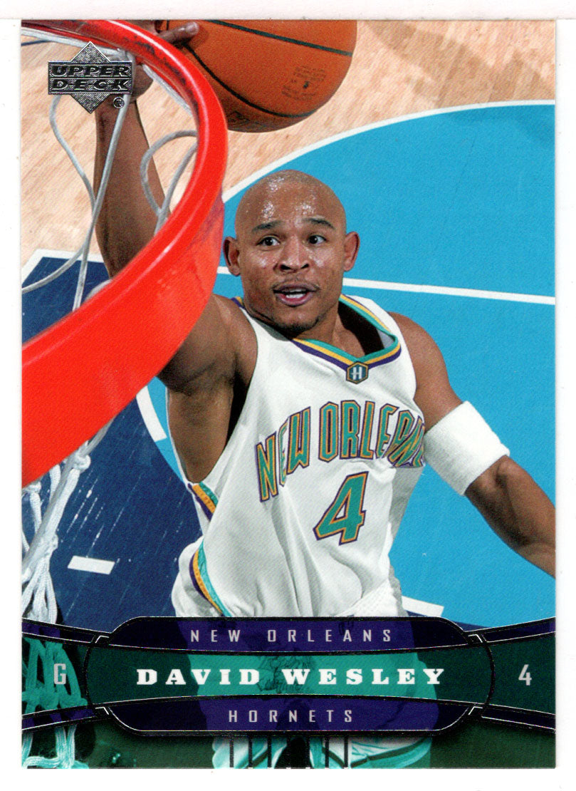 David Wesley - New Orleans Hornets (NBA Basketball Card) 2004-05 Upper Deck # 129 Mint