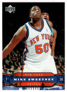 Mike Sweetney - New York Knicks (NBA Basketball Card) 2004-05 Upper Deck # 136 Mint