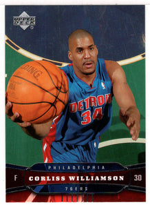 Corliss Williamson - Philadelphia 76ers (NBA Basketball Card) 2004-05 Upper Deck # 149 Mint