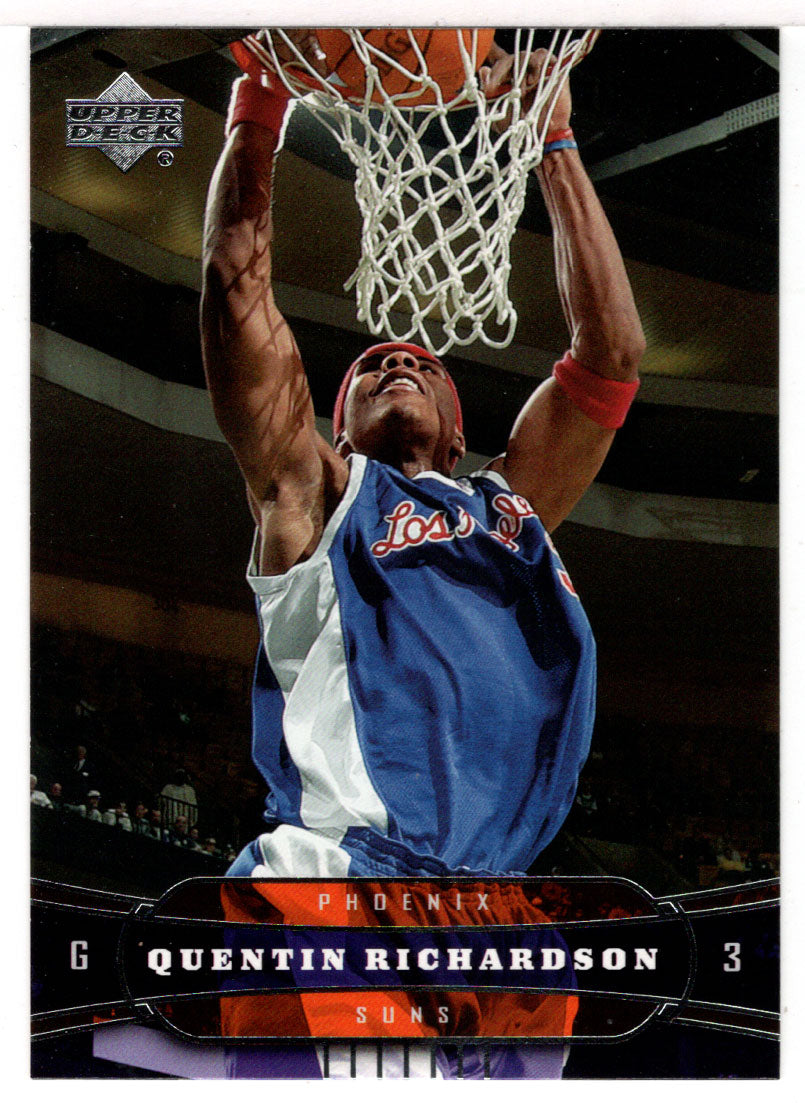 Quentin Richardson - Phoenix Suns (NBA Basketball Card) 2004-05 Upper Deck # 153 Mint