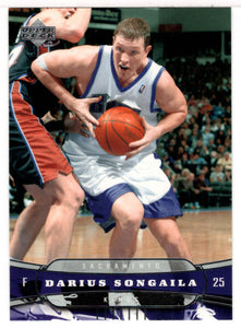 Darius Songaila - Sacramento Kings (NBA Basketball Card) 2004-05 Upper Deck # 168 Mint