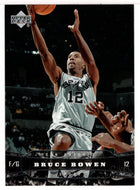 Bruce Bowen - San Antonio Spurs (NBA Basketball Card) 2004-05 Upper Deck # 176 Mint