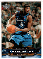 Kwame Brown - Washington Wizards (NBA Basketball Card) 2004-05 Upper Deck # 198 Mint