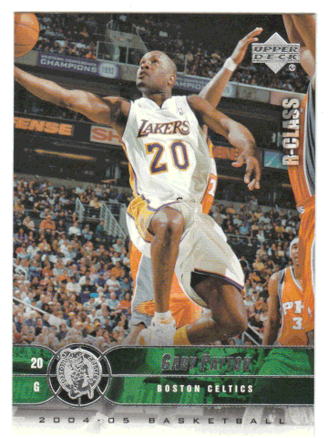 Gary Payton - Boston Celtics (NBA Basketball Card) 2004-05 Upper Deck R-Class # 5 Mint