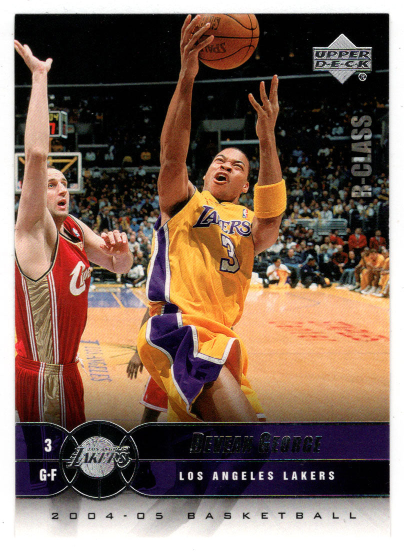 Devean George - Los Angeles Lakers (NBA Basketball Card) 2004-05 Upper Deck R-Class # 38 Mint