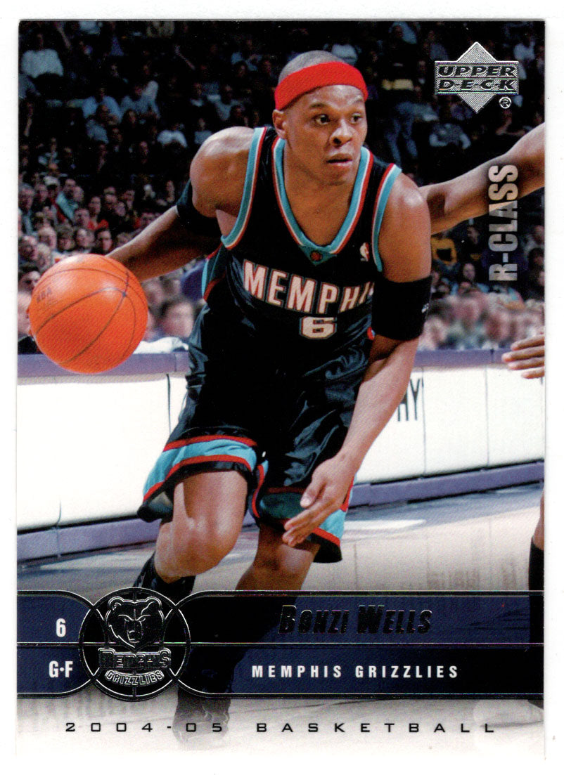 Bonzi Wells - Memphis Grizzlies (NBA Basketball Card) 2004-05 Upper Deck R-Class # 42 Mint