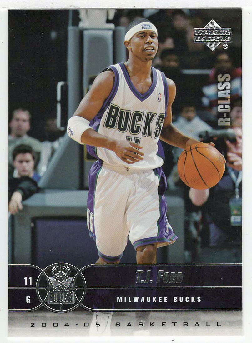 T.J. Ford - Milwaukee Bucks (NBA Basketball Card) 2004-05 Upper Deck R-Class # 48 Mint