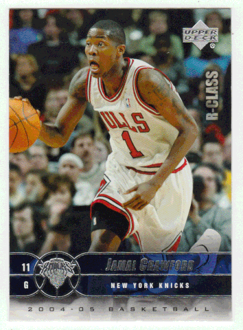 Jamal Crawford - New York Knicks (NBA Basketball Card) 2004-05 Upper Deck R-Class # 59 Mint