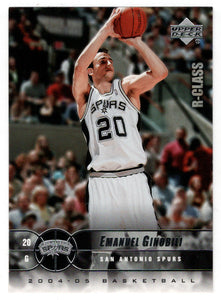 Emanuel Ginobili - San Antonio Spurs (NBA Basketball Card) 2004-05 Upper Deck R-Class # 78 Mint