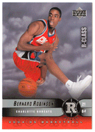 Bernard Robinson RC - Charlotte Bobcats (NBA Basketball Card) 2004-05 Upper Deck R-Class # 112 Mint