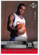Lionel Chalmers RC - Los Angeles Clippers (NBA Basketball Card) 2004-05 Upper Deck R-Class # 123 Mint