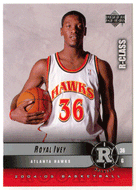 Royal Ivey RC - Atlanta Hawks (NBA Basketball Card) 2004-05 Upper Deck R-Class # 127 Mint