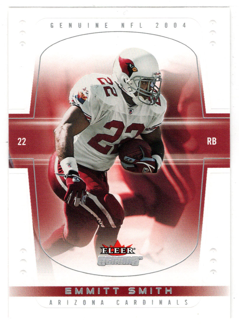 Emmitt Smith - Arizona Cardinals (NFL Football Card) 2004 Fleer Genuine # 36 Mint