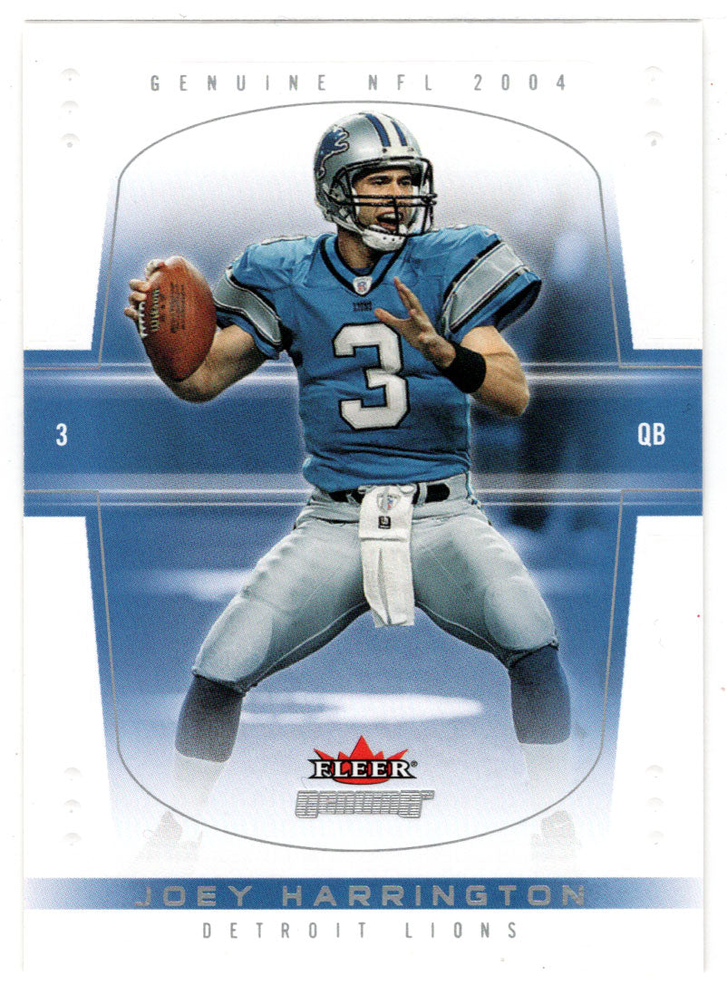 Joey Harrington - Detroit Lions (NFL Football Card) 2004 Fleer Genuine # 39 Mint