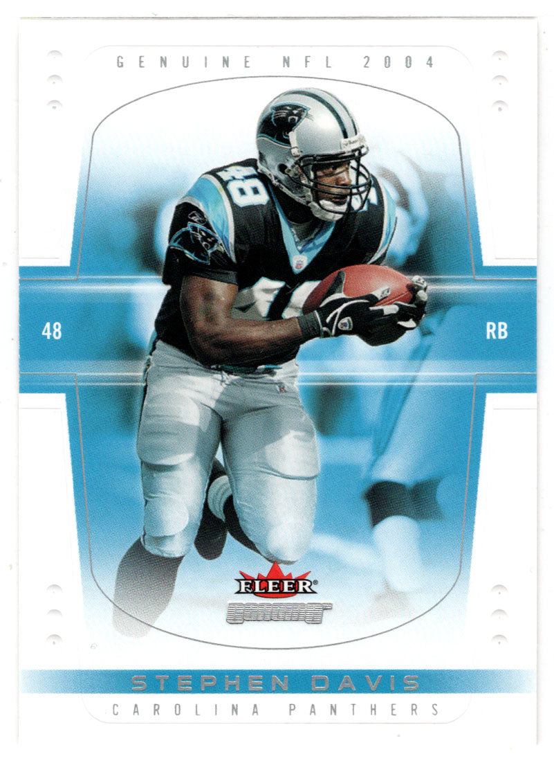 Stephen Davis - Carolina Panthers (NFL Football Card) 2004 Fleer Genuine # 42 Mint