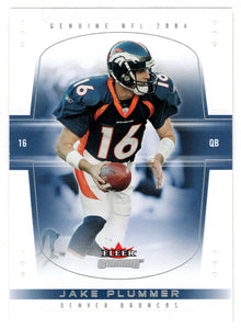 Jake Plummer - Denver Broncos (NFL Football Card) 2004 Fleer Genuine # 50 Mint