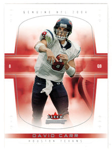 David Carr - Houston Texans (NFL Football Card) 2004 Fleer Genuine # 54 Mint