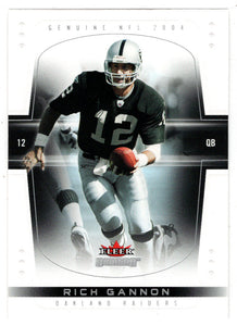 Rich Gannon - Oakland Raiders (NFL Football Card) 2004 Fleer Genuine # 59 Mint