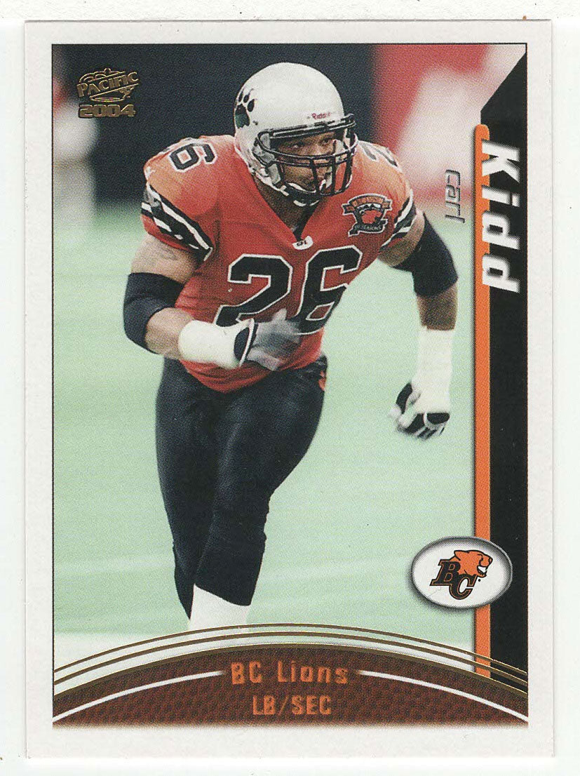 Carl Kidd - British Columbia Lions (CFL Football Card) 2004 Pacific # 7 Mint