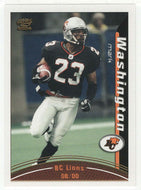 Mark Washington - British Columbia Lions (CFL Football Card) 2004 Pacific # 12 Mint