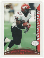 Saladin McCullough - Calgary Stampeders (CFL Football Card) 2004 Pacific # 19 Mint