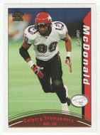 Darnell McDonald - Calgary Stampeders (CFL Football Card) 2004 Pacific # 20 Mint