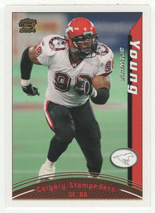 Antwone Young - Calgary Stampeders (CFL Football Card) 2004 Pacific # 23 Mint
