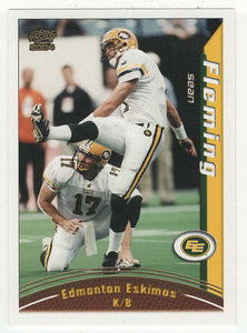 Sean Fleming - Edmonton Eskimos (CFL Football Card) 2004 Pacific # 27 Mint