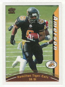 Archie Amerson - Hamilton Tiger-Cats (CFL Football Card) 2004 Pacific # 39 Mint