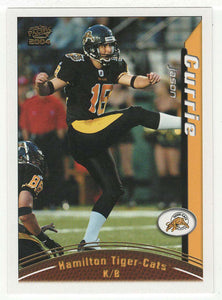 Jason Currie - Hamilton Tiger-Cats (CFL Football Card) 2004 Pacific # 41 Mint