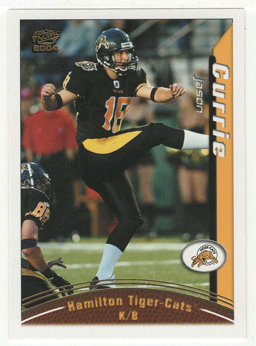 Jason Currie - Hamilton Tiger-Cats (CFL Football Card) 2004 Pacific # 41 Mint