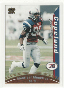 Jermaine Copeland - Montreal Alouettes (CFL Football Card) 2004 Pacific # 54 Mint