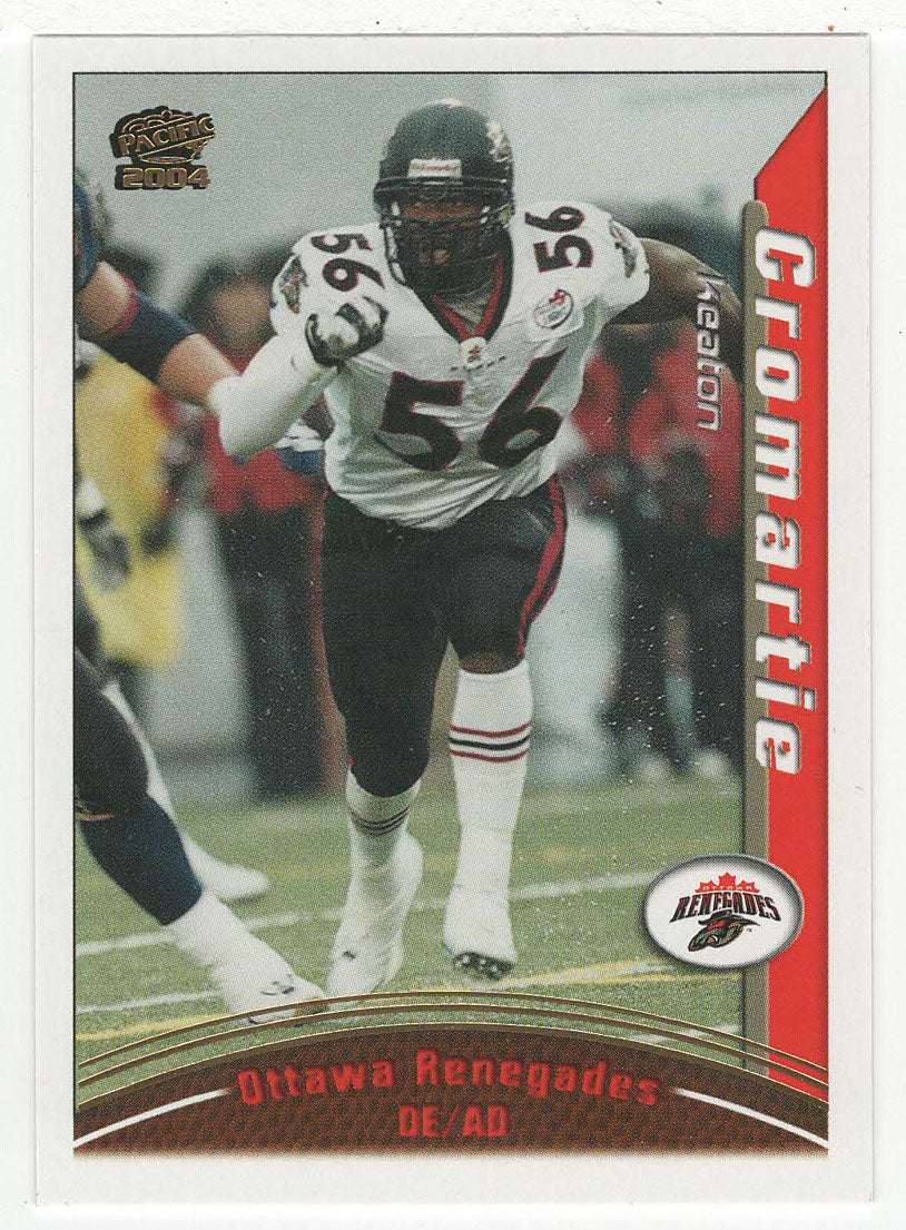 Keaton Cromartie - Ottawa Renegades (CFL Football Card) 2004 Pacific # 64 Mint