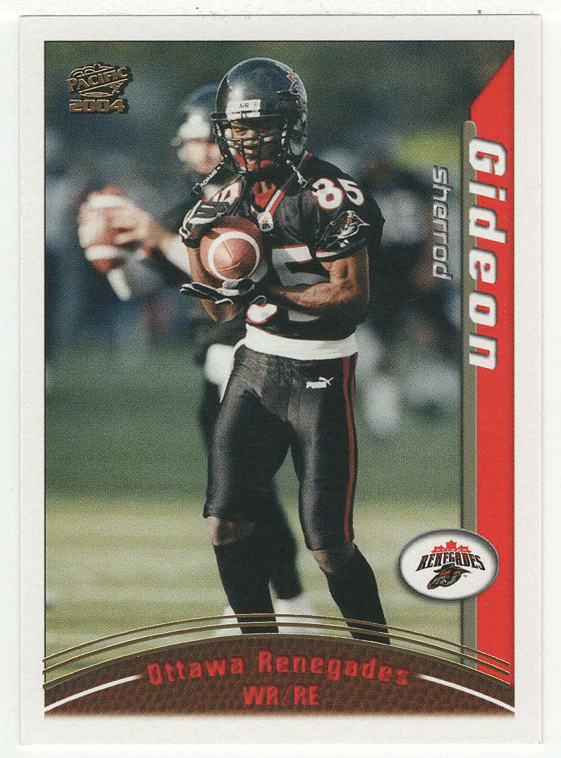 Sherrod Gideon - Ottawa Renegades (CFL Football Card) 2004 Pacific # 66 Mint