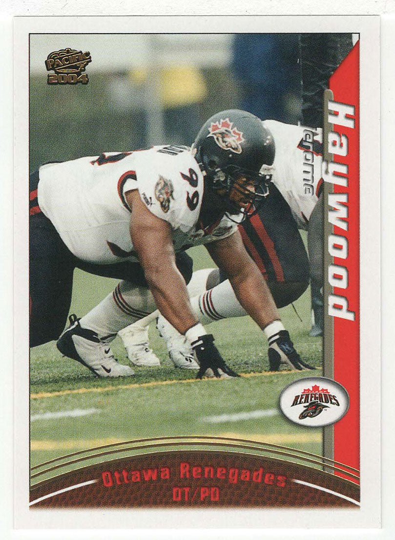 Jerome Haywood - Ottawa Renegades (CFL Football Card) 2004 Pacific # 67 Mint