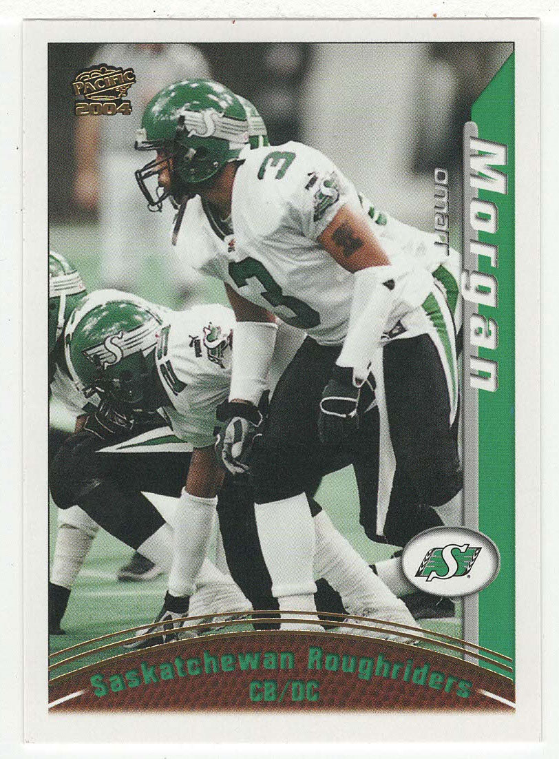 Omarr Morgan - Saskatchewan Roughriders (CFL Football Card) 2004 Pacific # 84 Mint