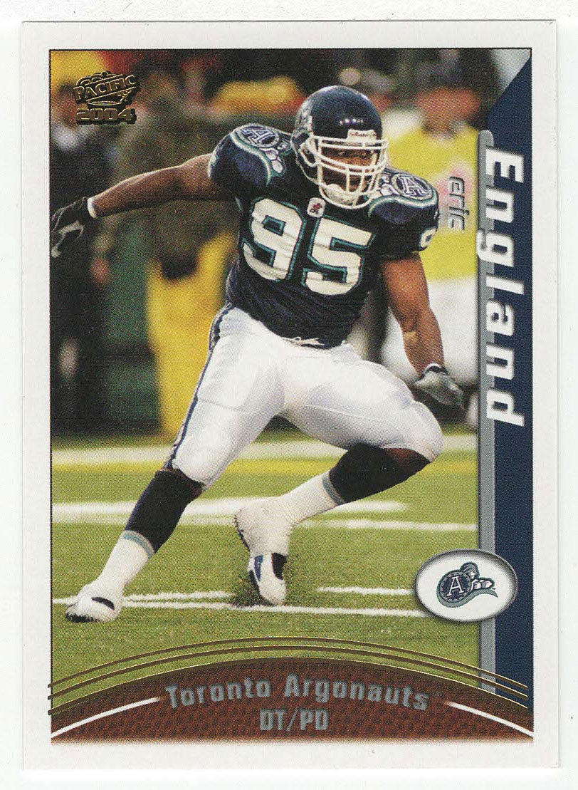 Eric England - Toronto Argonauts (CFL Football Card) 2004 Pacific # 90 Mint