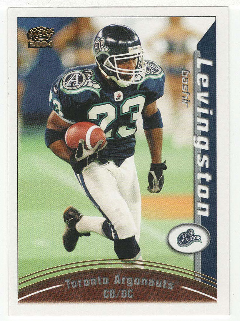 Bashir Levingston - Toronto Argonauts (CFL Football Card) 2004 Pacific # 93 Mint