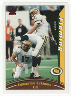 Sean Fleming - Edmonton Eskimos (CFL Football Card) 2004 Pacific RED # 27 Mint