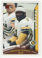 Terry Vaughn - Edmonton Eskimos (CFL Football Card) 2004 Pacific RED # 36 Mint