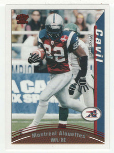 Kwame Cavil - Montreal Alouettes (CFL Football Card) 2004 Pacific RED # 53 Mint