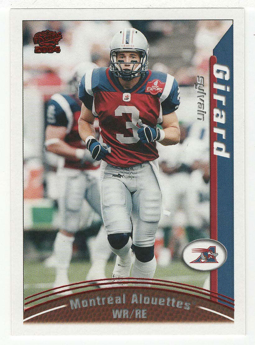 Sylvain Girard - Montreal Alouettes (CFL Football Card) 2004 Pacific RED # 55 Mint