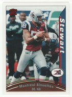 Anwar Stewart - Montreal Alouettes (CFL Football Card) 2004 Pacific RED # 60 Mint