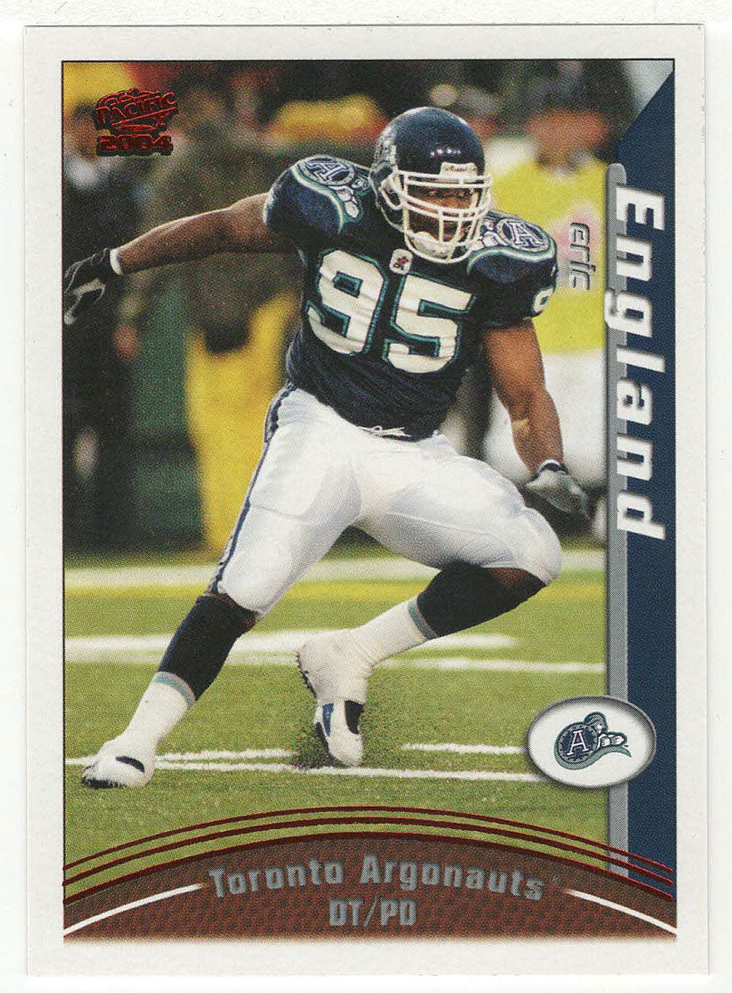 Eric England - Toronto Argonauts (CFL Football Card) 2004 Pacific RED # 90 Mint