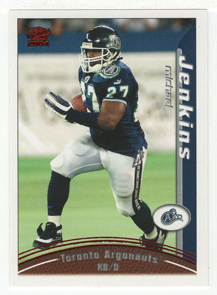 Michael Jenkins - Toronto Argonauts (CFL Football Card) 2004 Pacific RED # 92 Mint