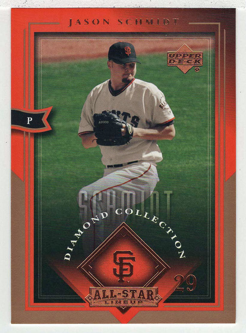 Jason Schmidt - San Francisco Giants (MLB Baseball Card) 2004 Upper Deck Diamond All-Star # 74 Mint