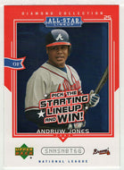 Andruw Jones - Atlanta Braves (MLB Baseball Card) 2004 Upper Deck Diamond All-Star Promo # AS-AJ Mint