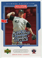 Bartolo Colon - Anaheim Angels (MLB Baseball Card) 2004 Upper Deck Diamond All-Star Promo # AS-BC Mint
