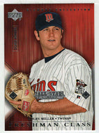 Colby Miller - Minnesota Twins - Freshman Class (MLB Baseball Card) 2004 Upper Deck Diamond All-Star Silver Honors # 92 Mint