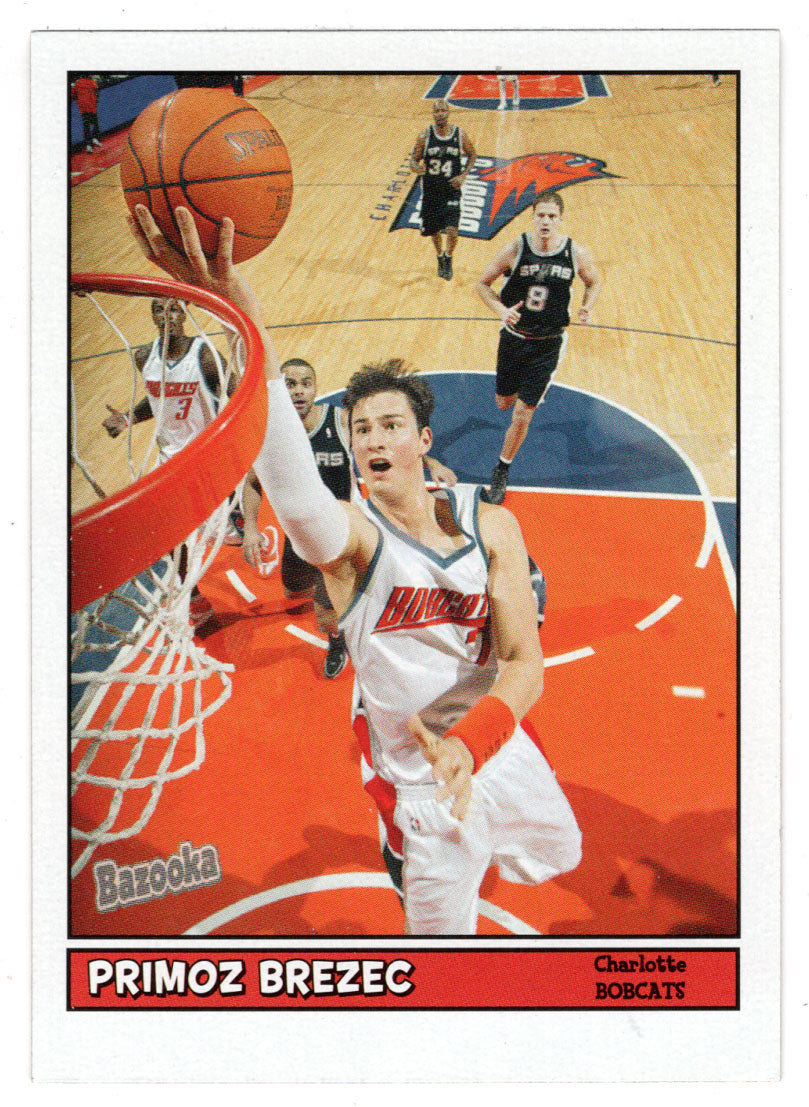 Primoz Brezec - Charlotte Bobcats (NBA Basketball Card) 2005-06 Topps Bazooka # 6 Mint